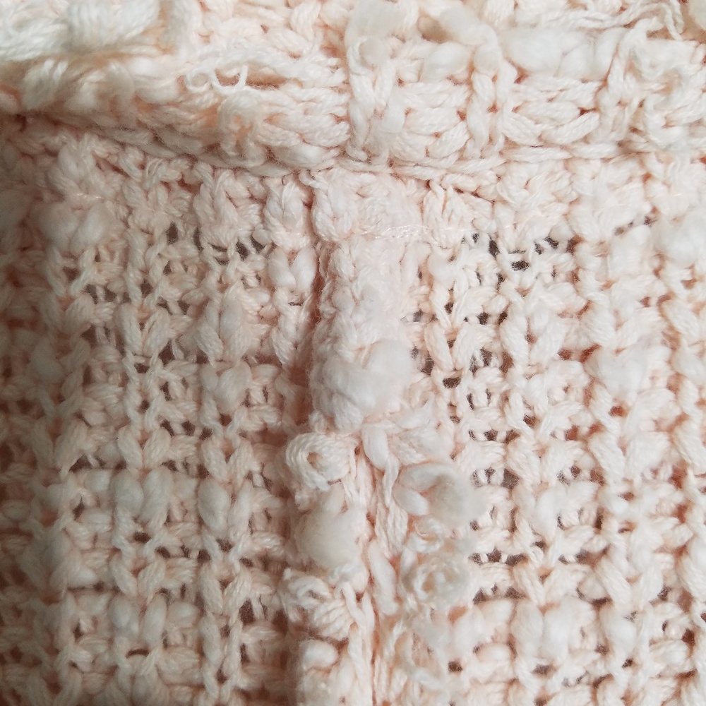 Free People Chunky Knitted Open Flow Jacket/Cardigan/Sweater Sz SP - Picture 3 of 6